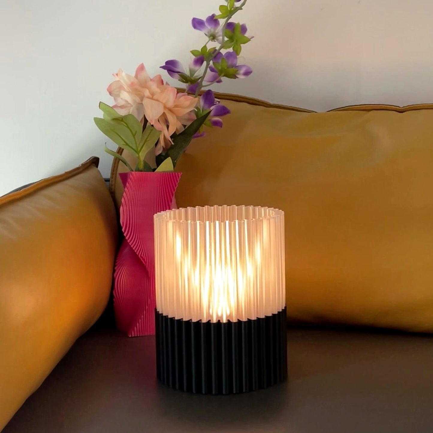 Twin Pleat Lamp
