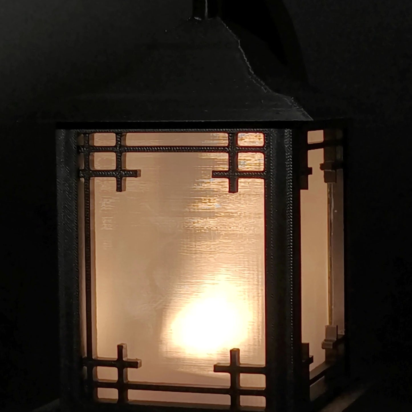 Lantern Pendant · 3D Printed with RGB Warm Glow