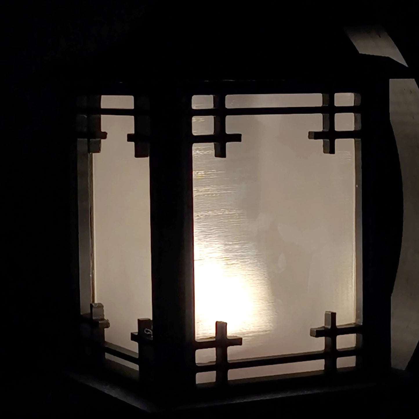Lantern Pendant · 3D Printed with RGB Warm Glow
