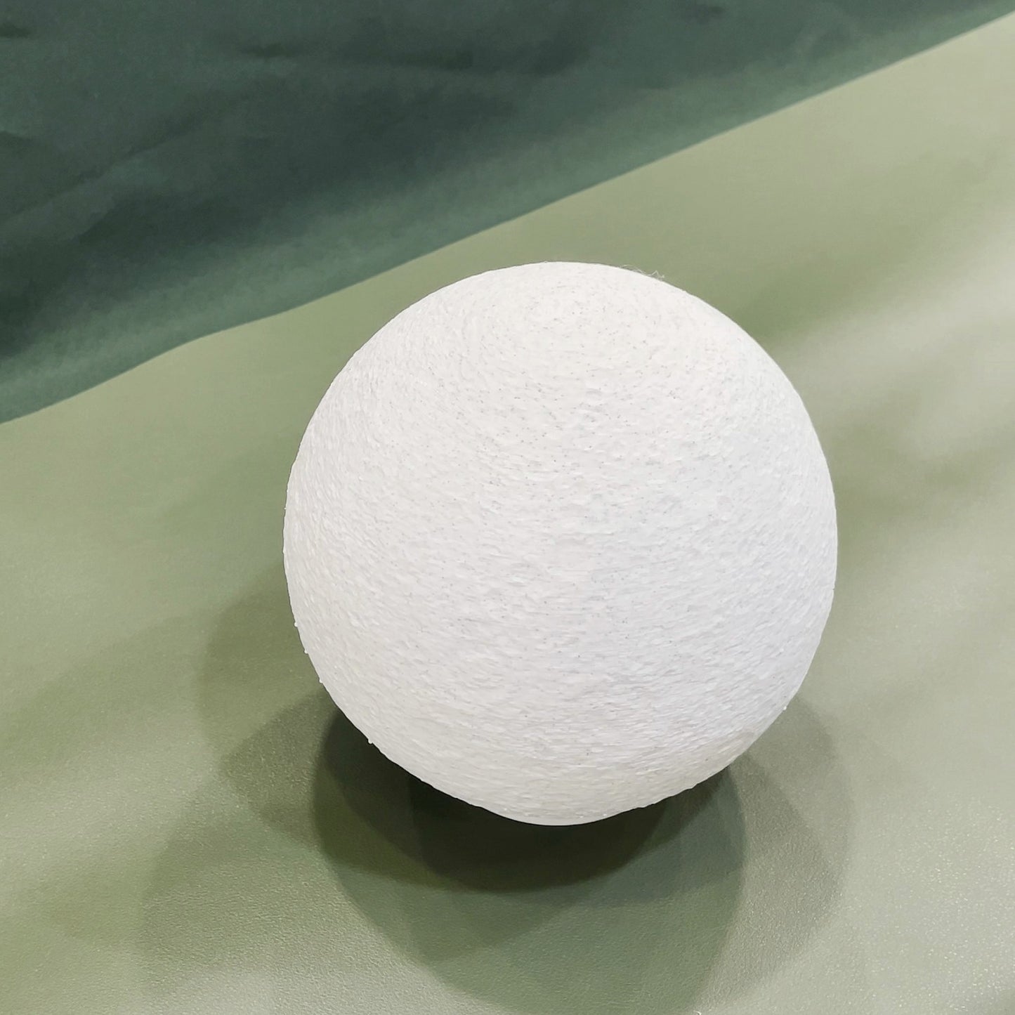 Moon Lamp · 3D Printed with Craters & Color-Shifting Glow