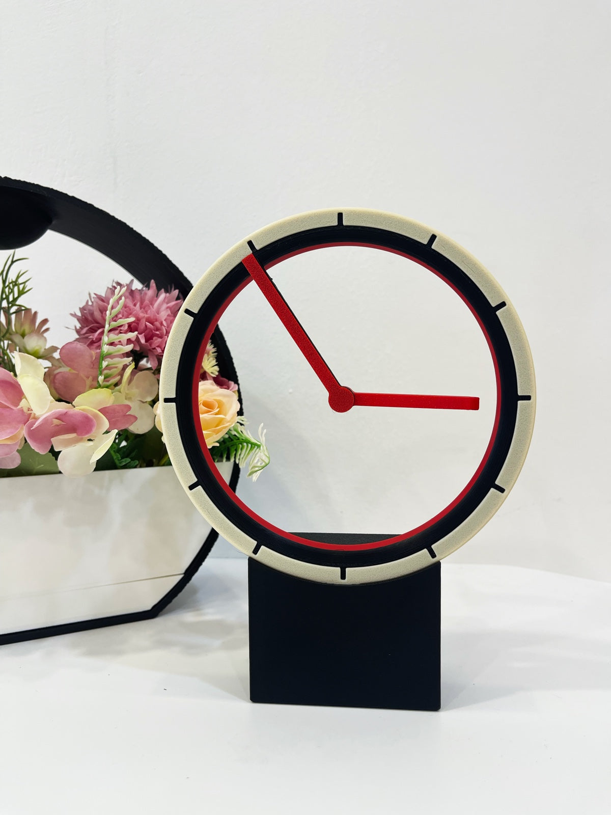 	Kickback Clock — angled shot showing thickness and craftsmanship
