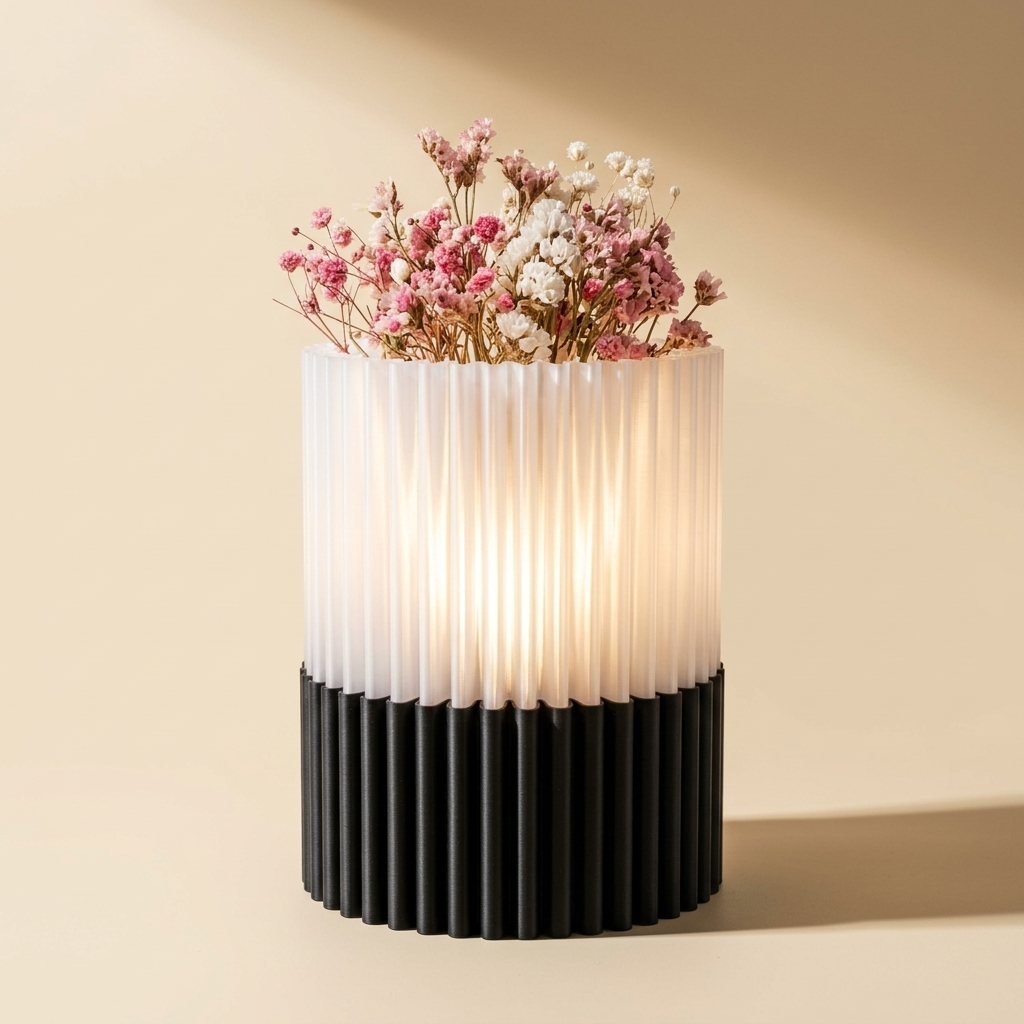 Twin Pleat Lamp